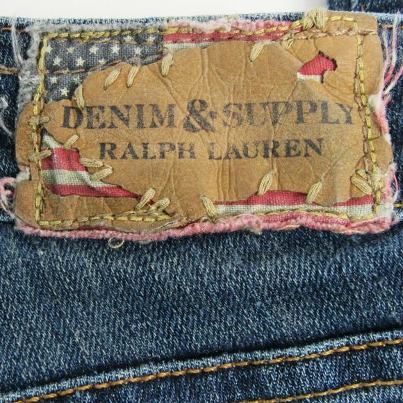 VTG! DENIM & SUPPLY BY RALPH LAUREN Dark Wash,SKINNY Jeans SZ 27x 31x 7.75 Rise - Picture 5 of 8
